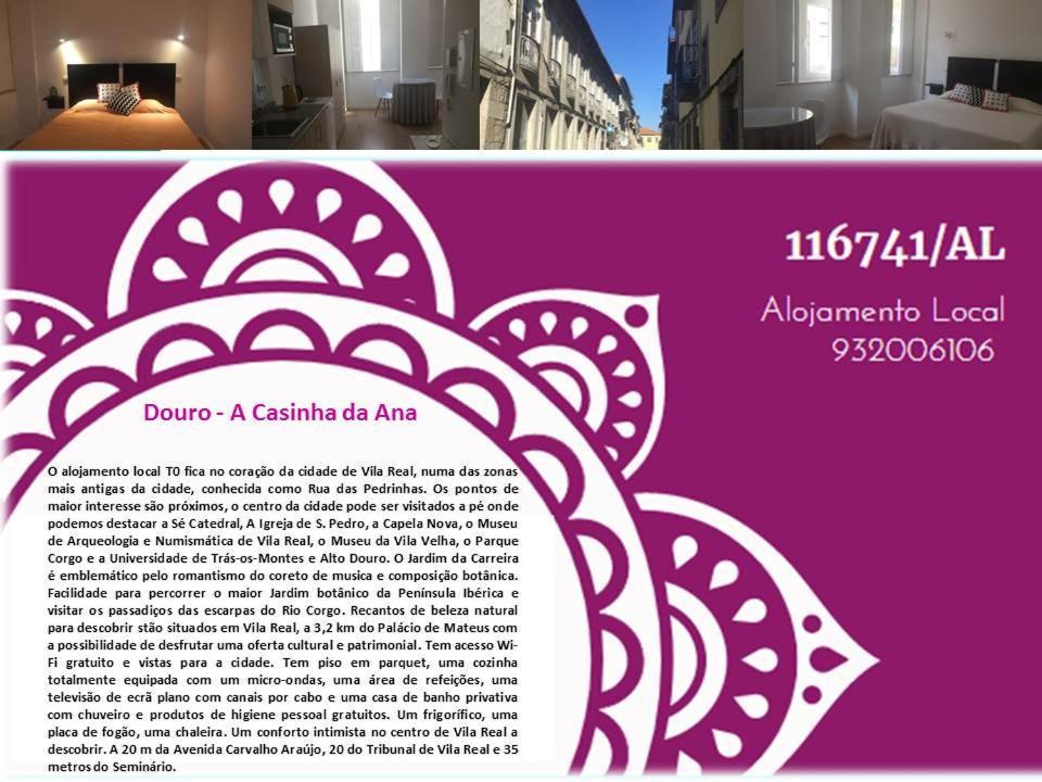 Douro - A Casinha Da Ana Apartman Vila Real Kültér fotó